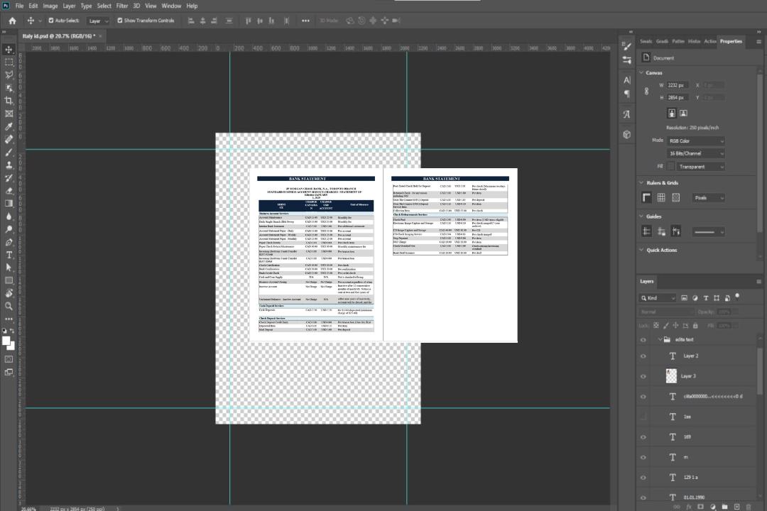 États-Unis JPMorgan Chase Bank Relevé Modèle Word et PDF, 2 pages template